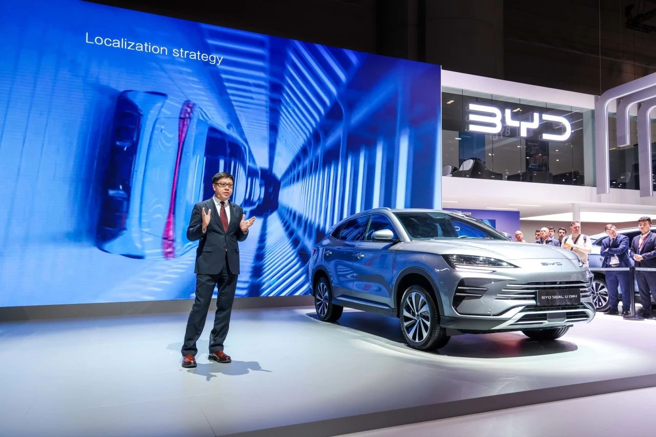 BYD displays diverse vehicle lineup at Geneva Motor Show 2024